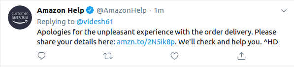 Amazon Reply